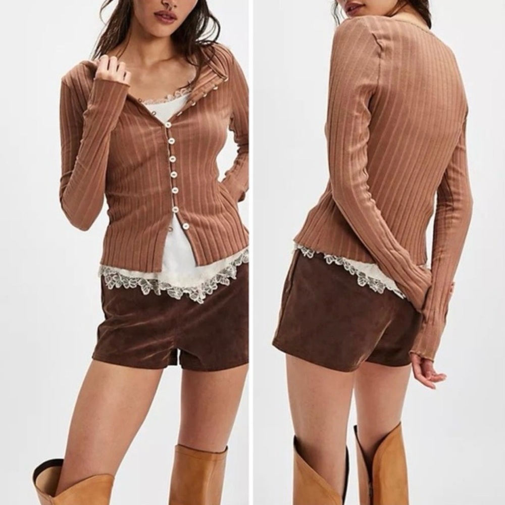 Free People Tilly Long Sleeve Button Up Size L